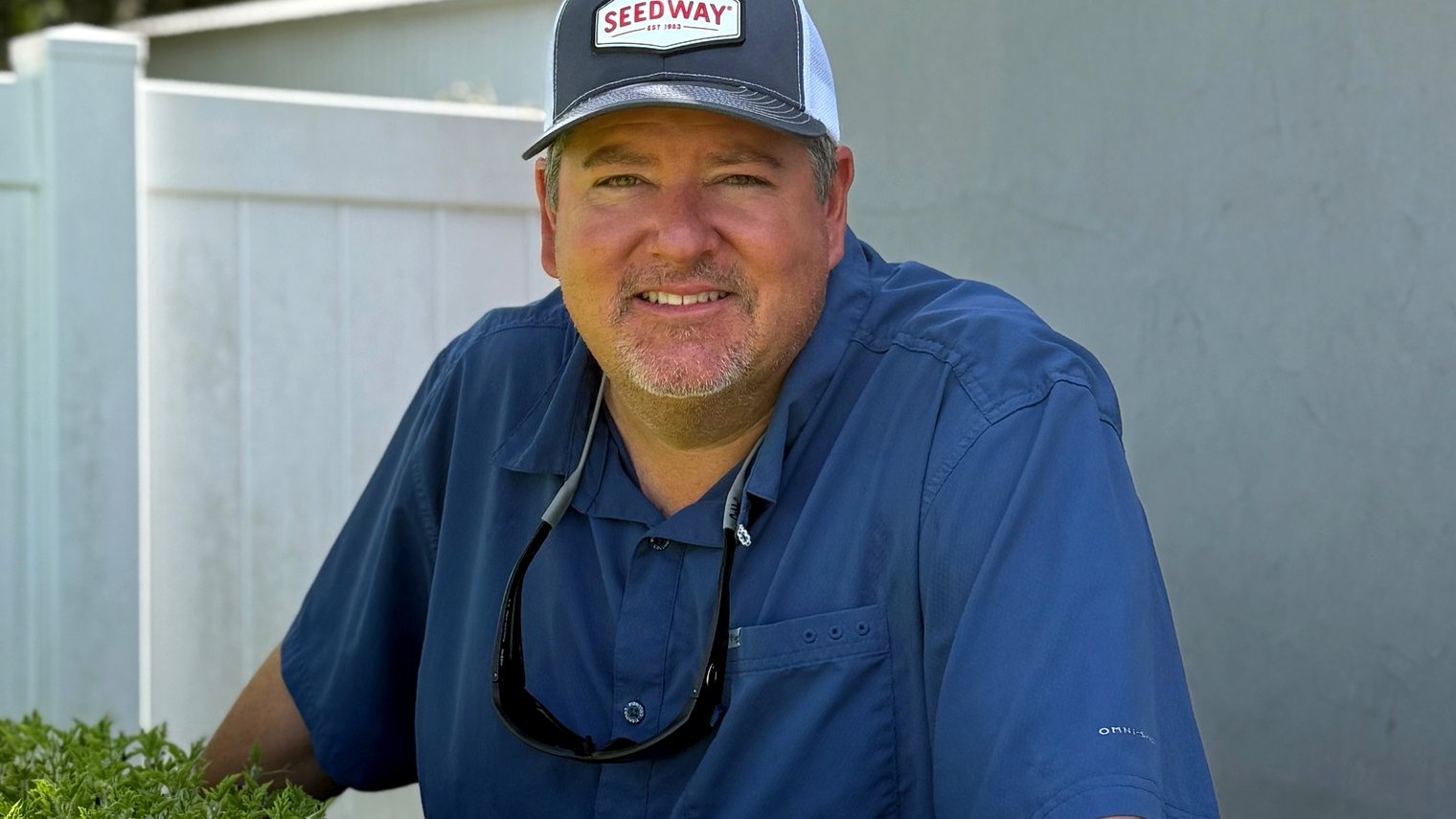 Mike Chisholm with Agrisales vegetable transplants
